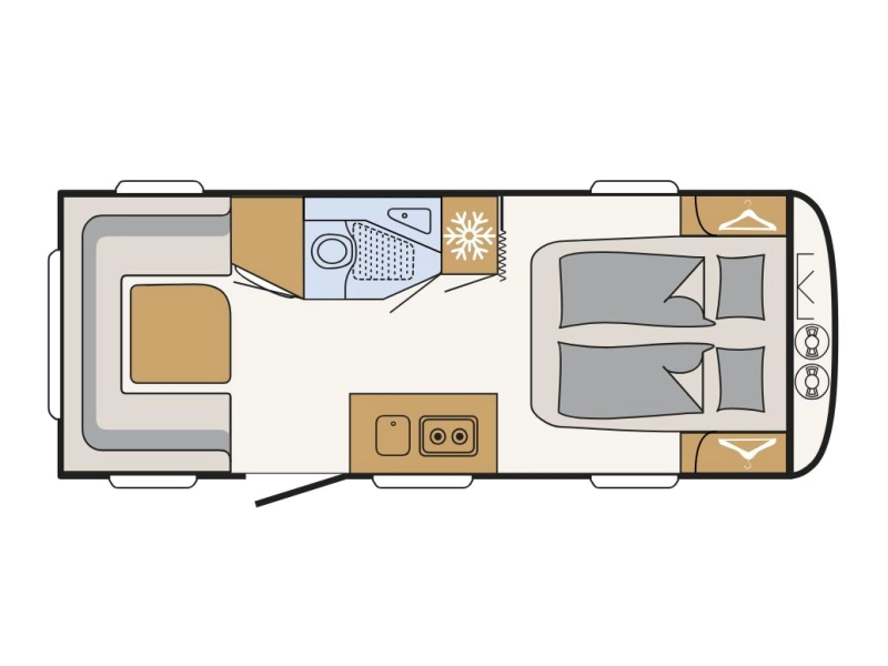 Dethleffs Nomad 530 DR QUEENSBED-MOVER-LUIFEL  foto: 11