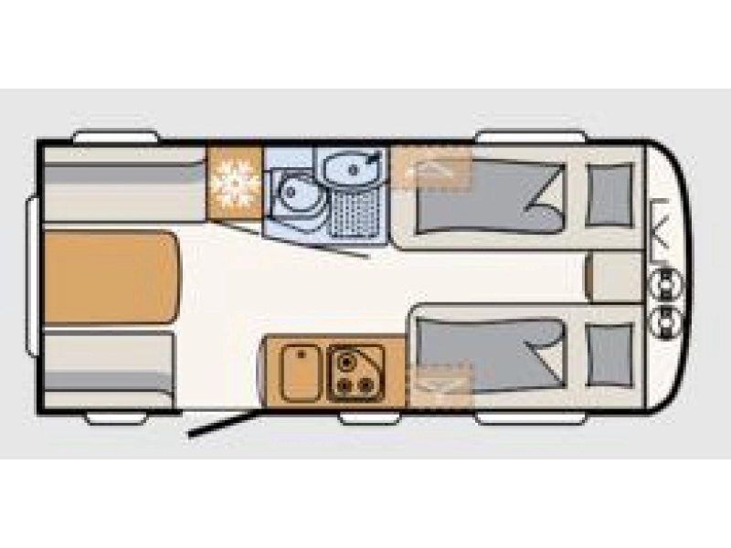 Dethleffs Nomad 460 EL vloerverwarming / ATC  foto: 23