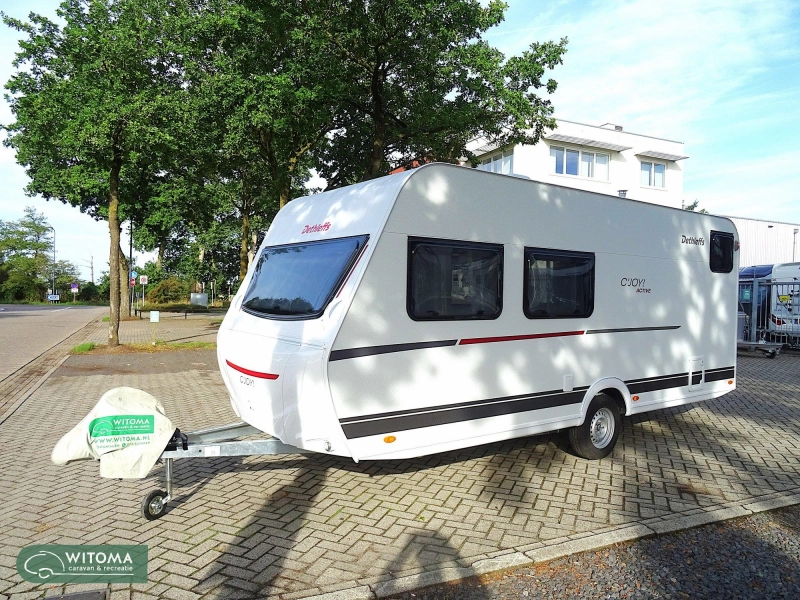 Dethleffs C'Joy Active 480 QLK ook met 3 stapelbed  foto: 7