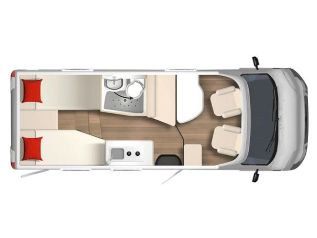 Bürstner Nexxo Van T 620 G ENKELE BEDDEN + COMPACT foto: 23