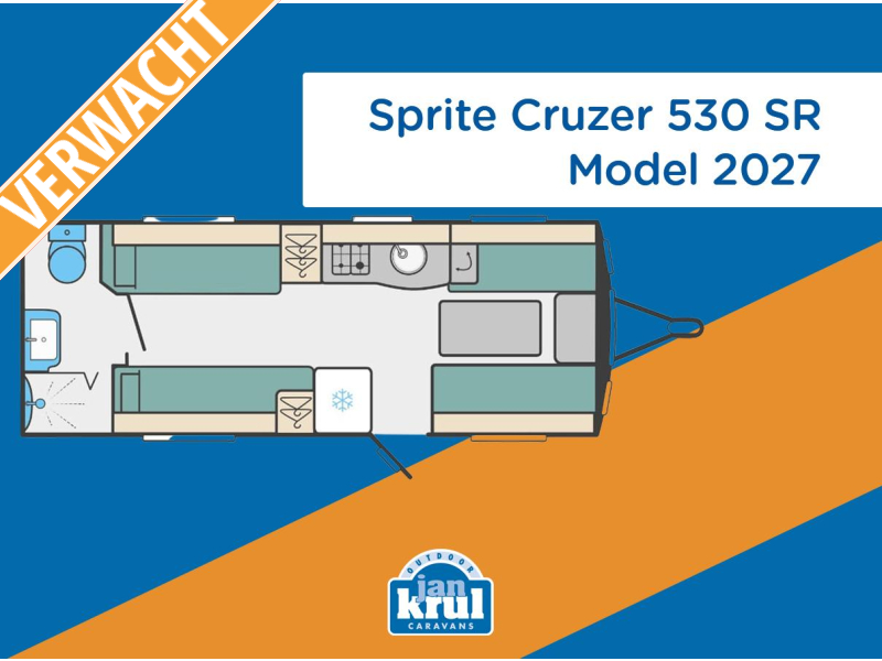 Sprite Cruzer 530 SR Enkele bedden  foto: 0