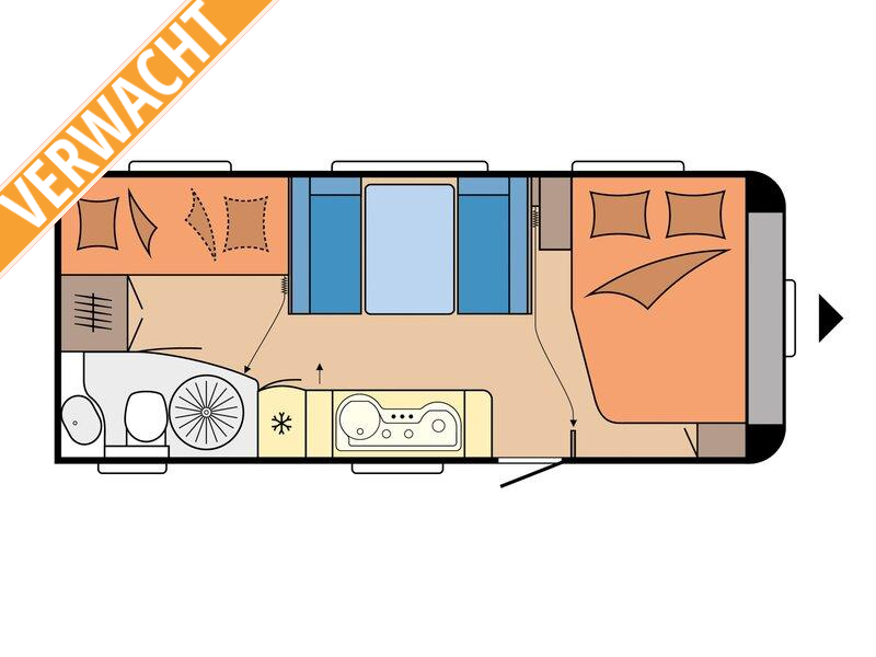 Hobby De Luxe 545 KMF Nieuw | Actie model 2026  hoofdfoto: 1