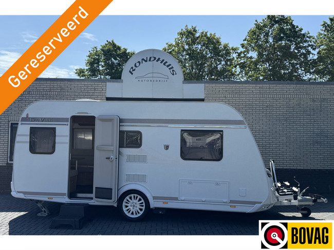 Tabbert Da Vinci 460E ENKELE BEDDEN **Mover/Zakluifel/Fietsendrager/Duo-Control/Vloerverwarming/Compleet/Zeer nette caravan**