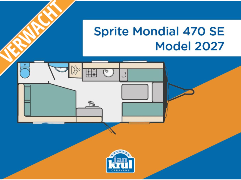 Sprite Mondial 470 SE Frans bed  hoofdfoto: 1