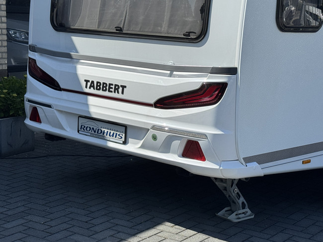 Tabbert Da Vinci 460E ENKELE BEDDEN **Mover/Zakluifel/Fietsendrager/Duo-Control/Vloerverwarming/Compleet/Zeer nette caravan** foto: 12