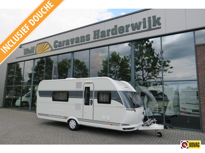 Hobby De Luxe 495 WFB MOVER+AIRCO+VOORTENT+FIET 