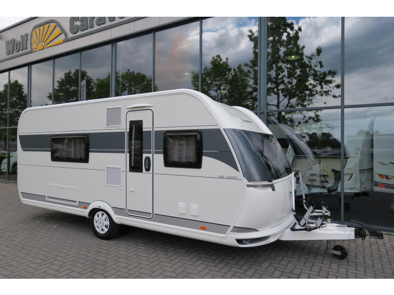 Hobby De Luxe 495 WFB MOVER+AIRCO+VOORTENT+FIET 