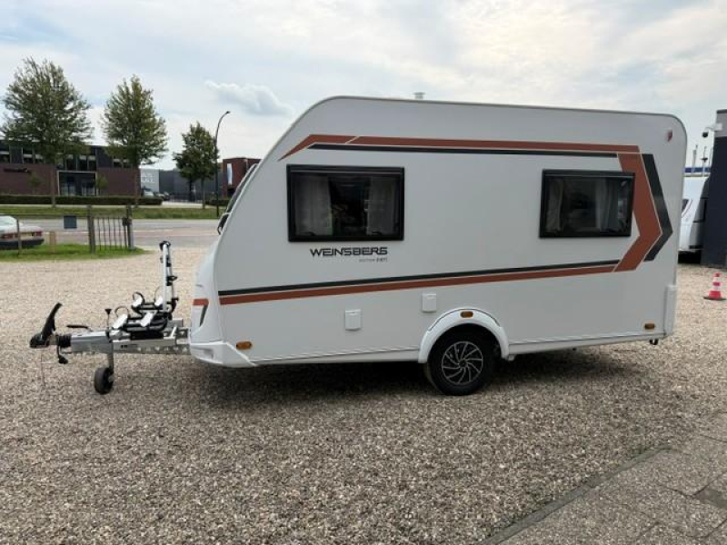 Weinsberg CaraOne Edition HOT 390 QD mover luifel fietsenrek 