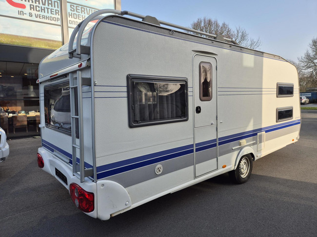 Hobby 540 TK-ULA Stapelbed met kinderkamer, Airco+DWT luifel foto: 1