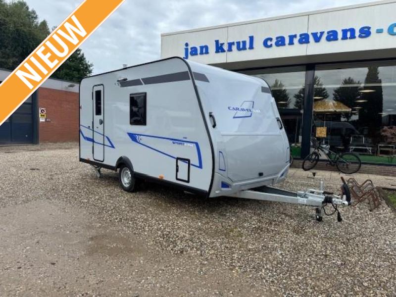 Caravelair Sport-Line 410 zwart met lichtgrijs 