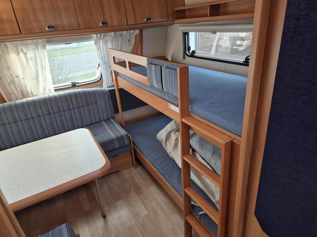 Hobby 540 TK-ULA Stapelbed met kinderkamer, Airco+DWT luifel foto: 16